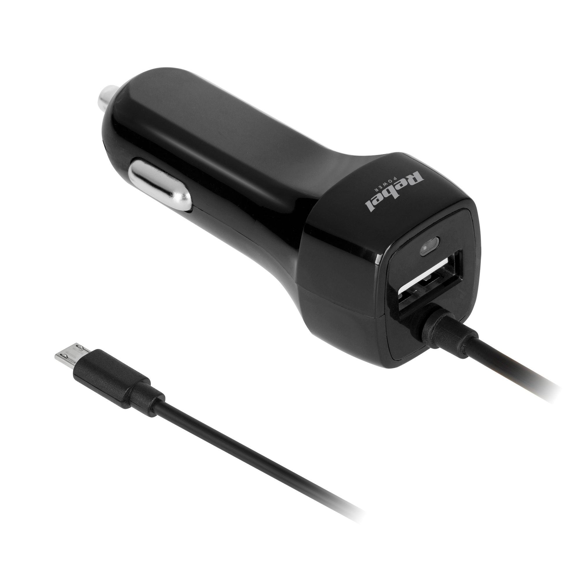 Rebel micro-USB autolaadija
