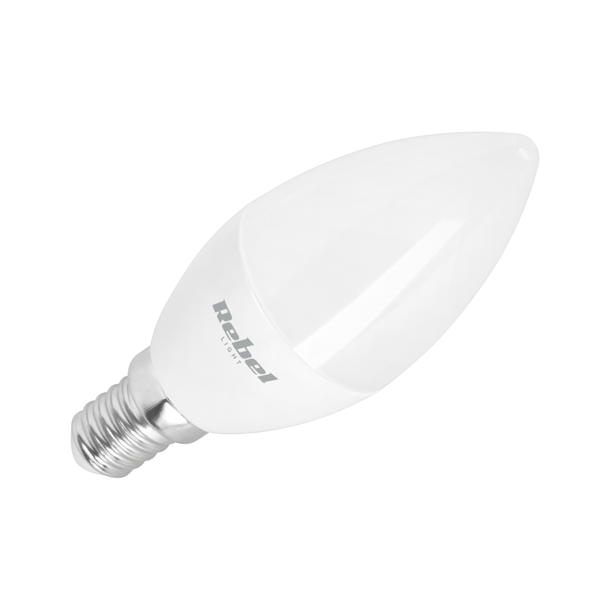 Rebel candle-shaped E14 LED bulb, 5 W, 3000 K, 230 V