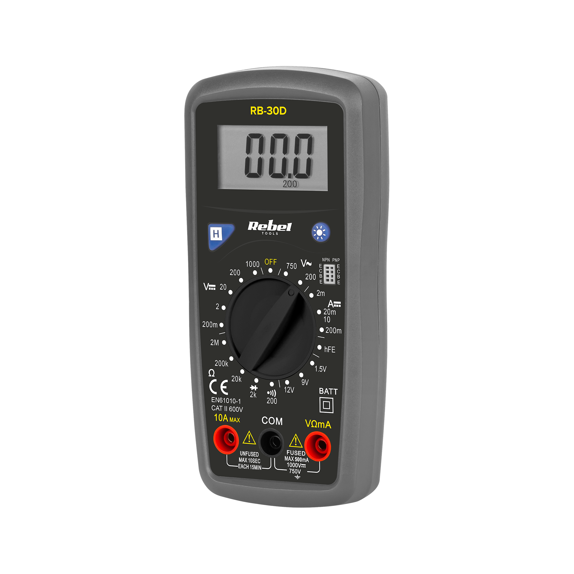 Digitaalne multimeeter REBEL RB-30D