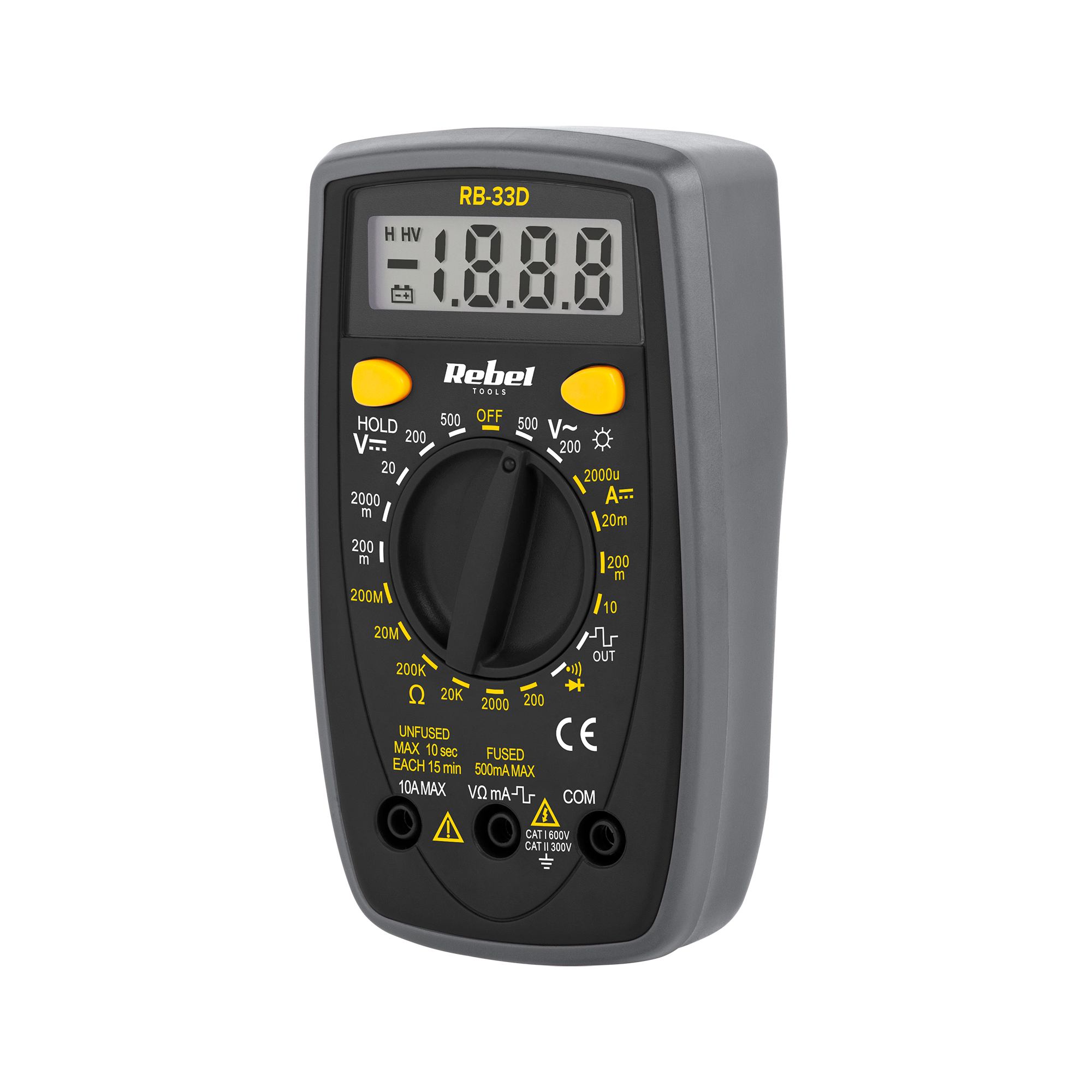 Digitaalne multimeeter REBEL RB-33D