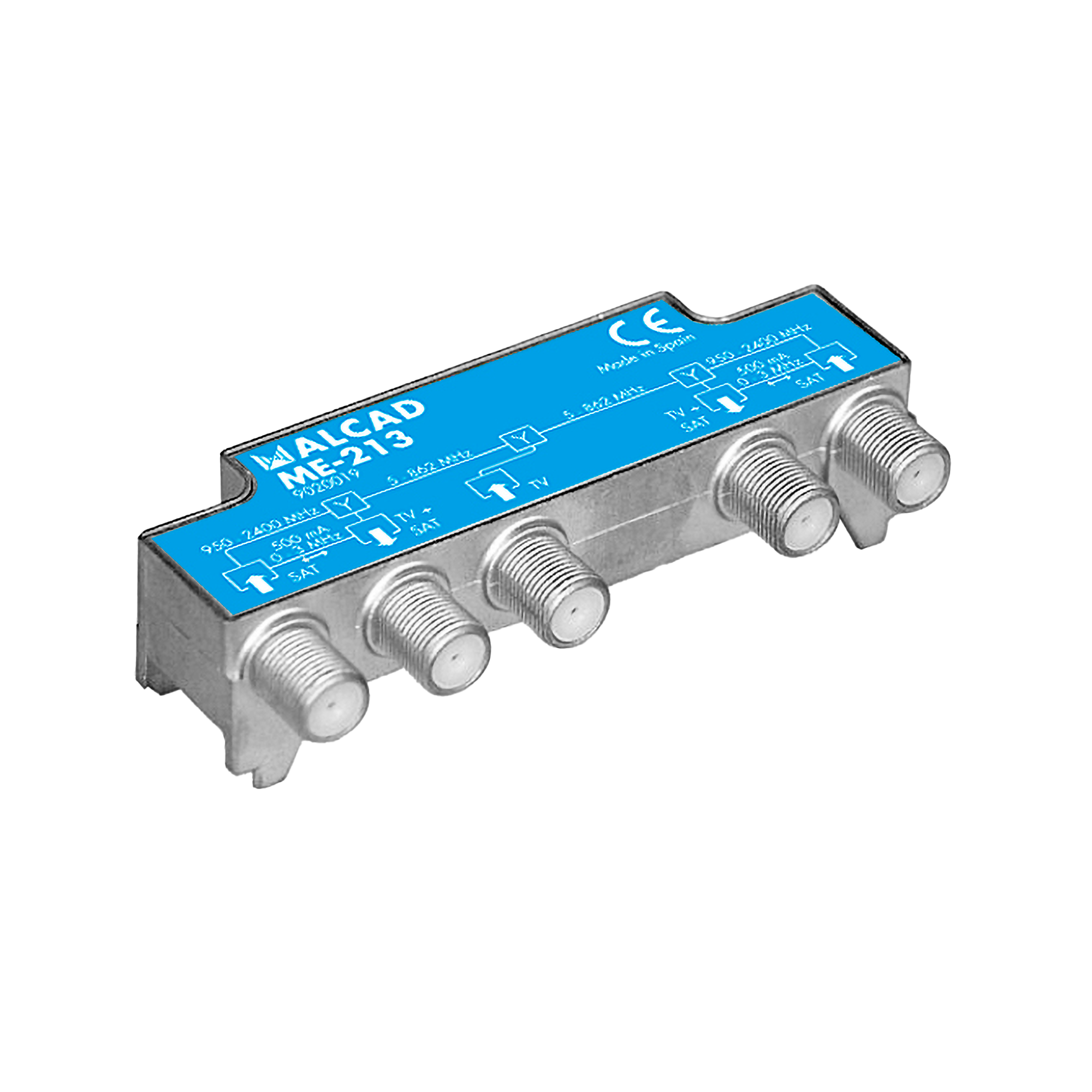 ALCAD ME-213 kahekordne TV/SAT multiplekser