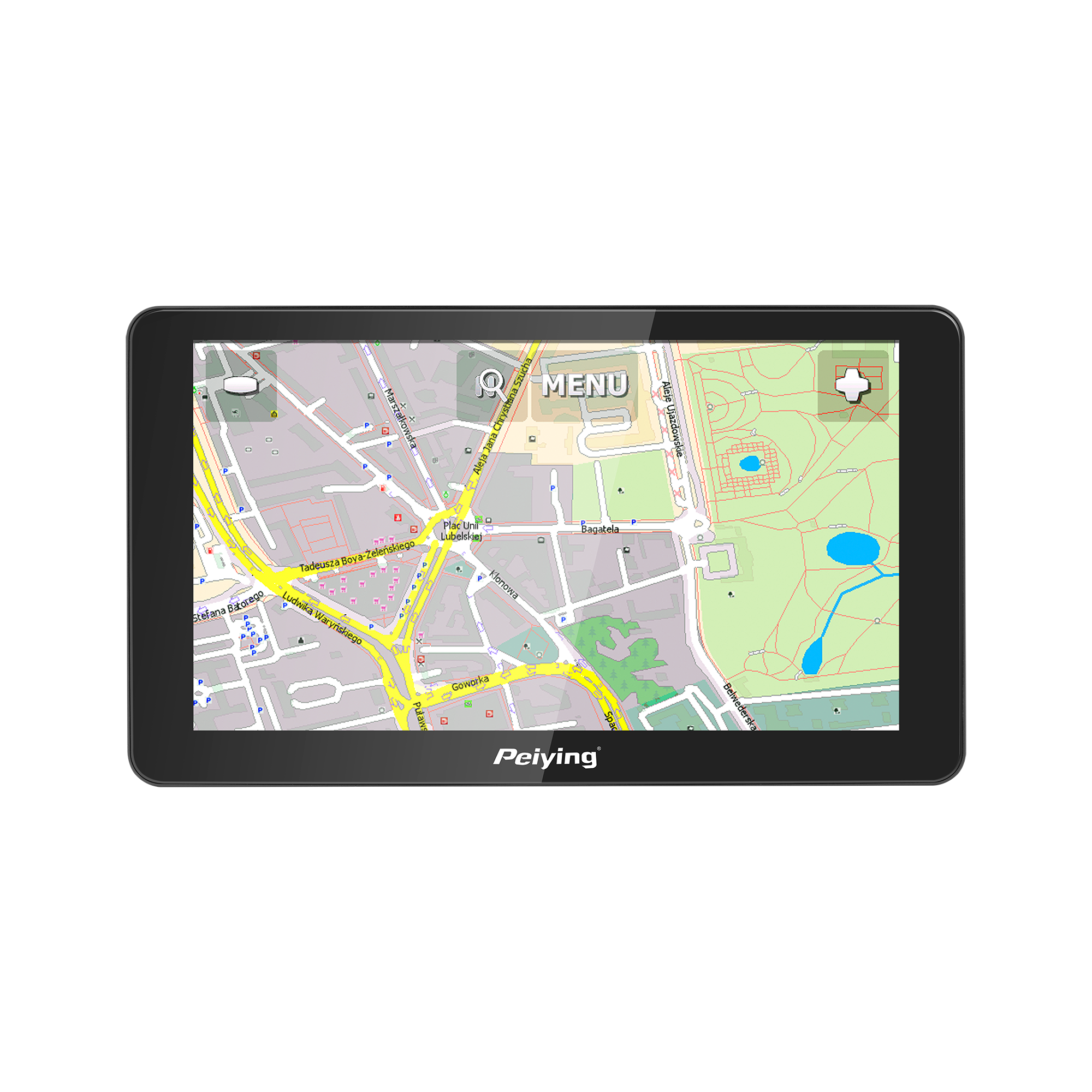 Peiying Alien PY-GPS7014 GPS-navigatsiooniseade Euroopa kaardiga