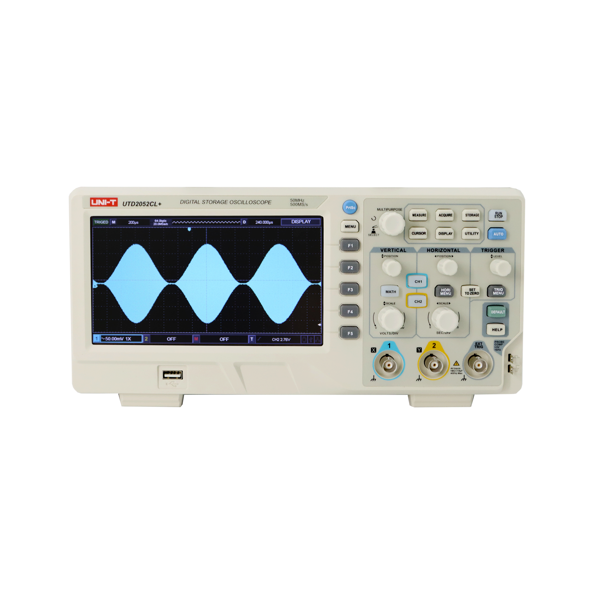 Uni-T UTD2052CL+ ostsilloskoop