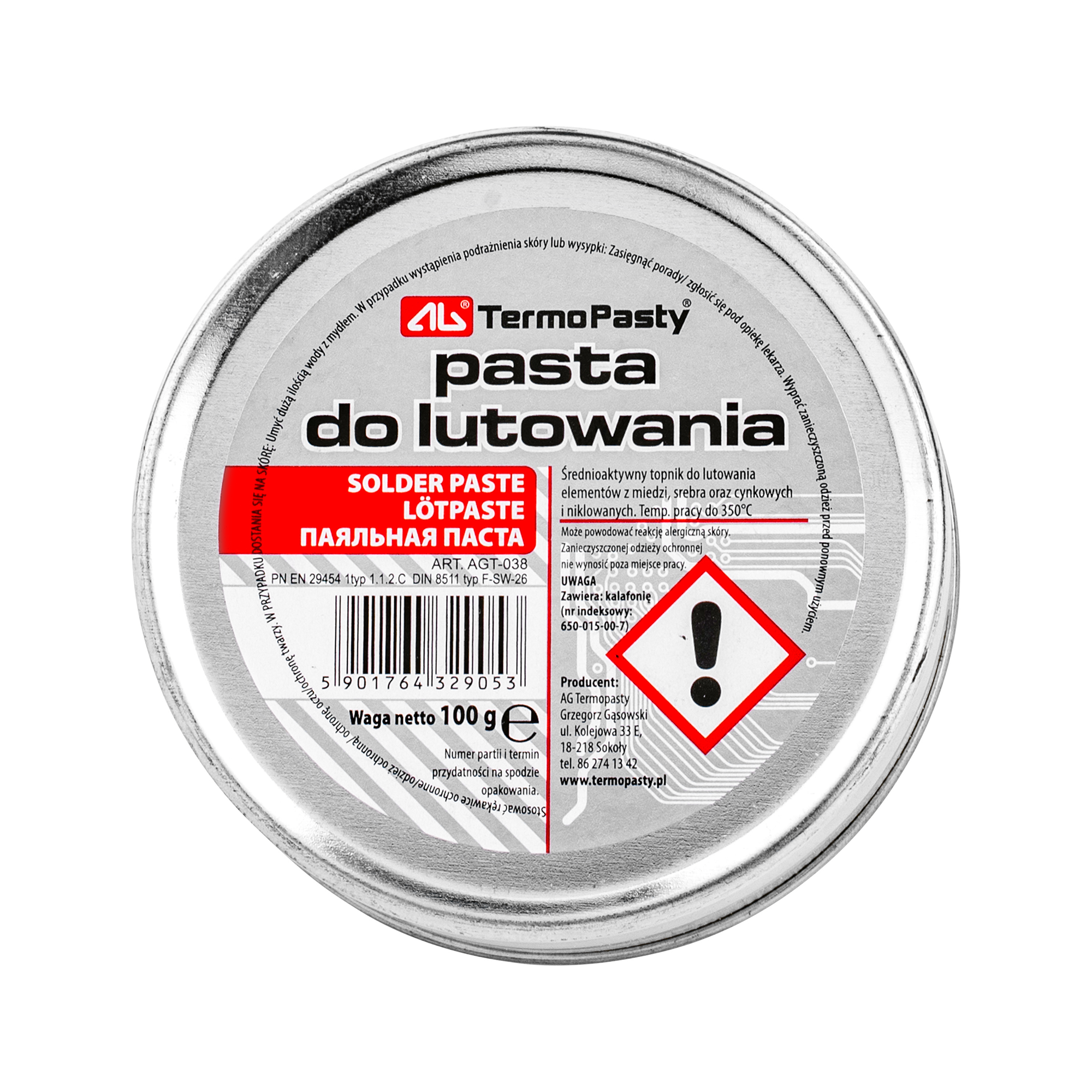 AG jootepasta, 100 g, AGT-038