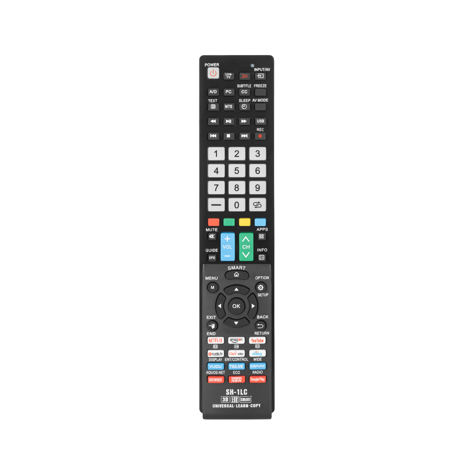 Universaalne kaugjuhtimispult SHARP LED/LCD-teleritele