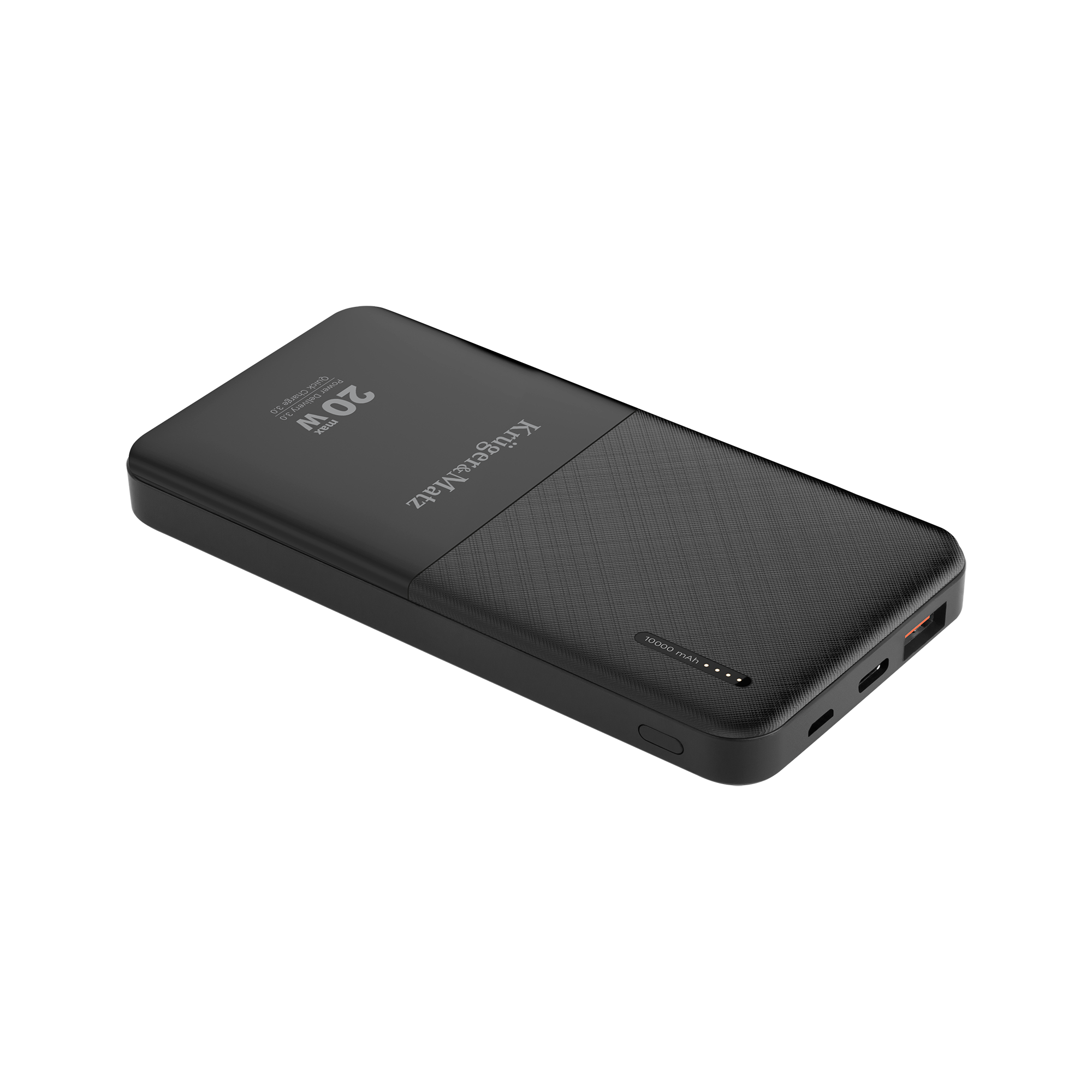 Kruger&Matz 10 000 mAh Li-pol akupank QC ja PD-ga