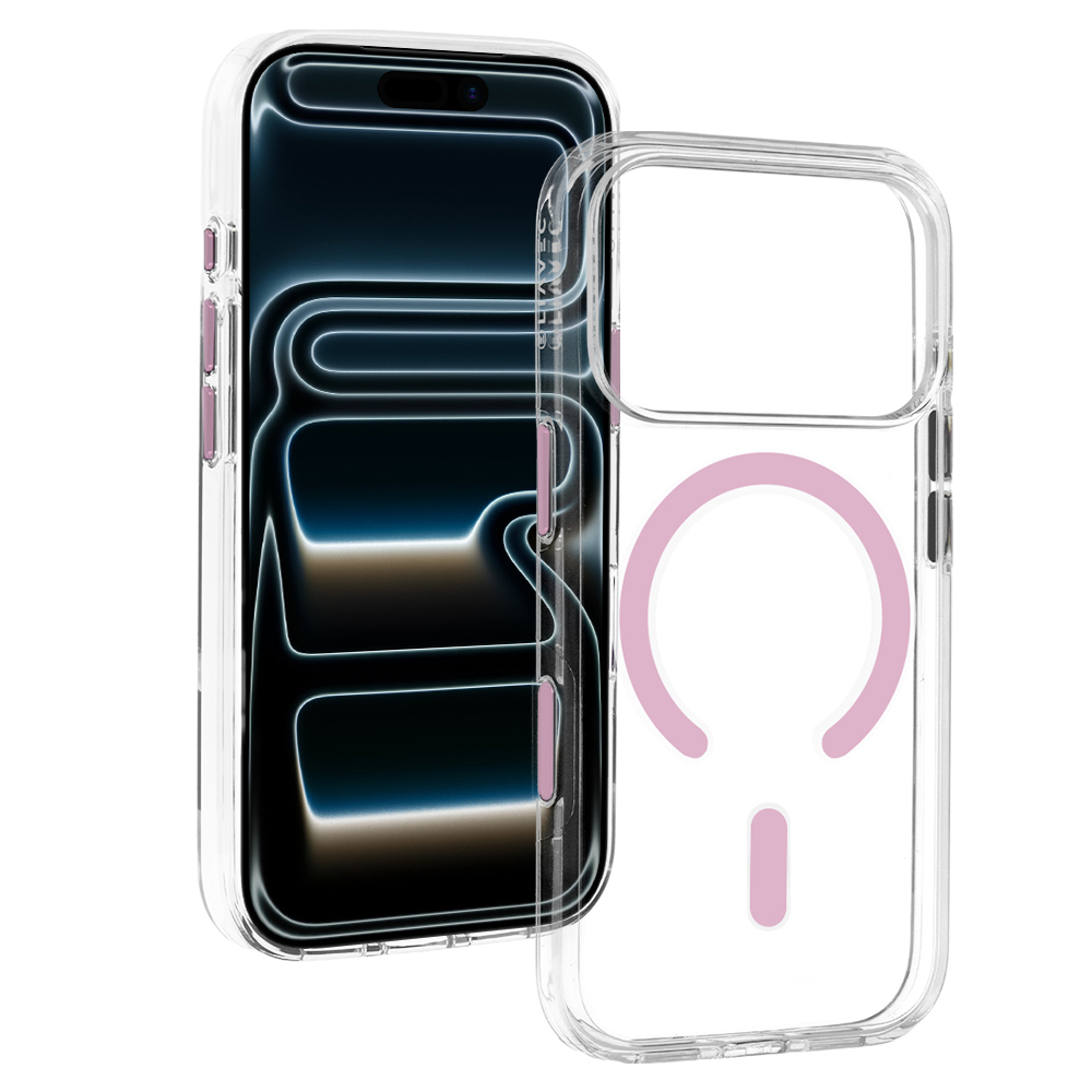 Liavec Pure ümbris kaamera juhtnupuga mudelile iPhone 18 Pro Max/17 Pro Max, roosa