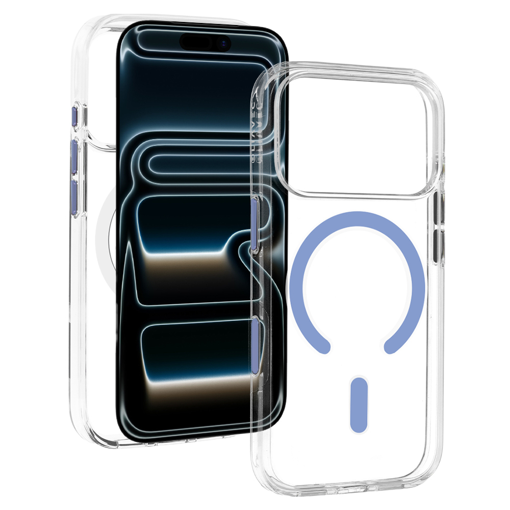 Liavec Pure ümbris kaamera juhtnupuga mudelile iPhone 18 Pro Max/17 Pro Max, helesinine
