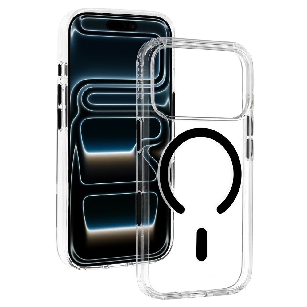 Liavec Pure ümbris kaamera juhtnupuga mudelile iPhone 18 Pro/17 Pro, must