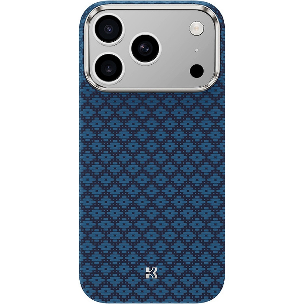 Sinine Benks Magnetic Armor Air Armor Grid 600D kevlari ja metallraamiga ümbris (C.K.FL.AP.BE.0072) mudelitele iPhone 18 Pro / iPhone 17 Pro