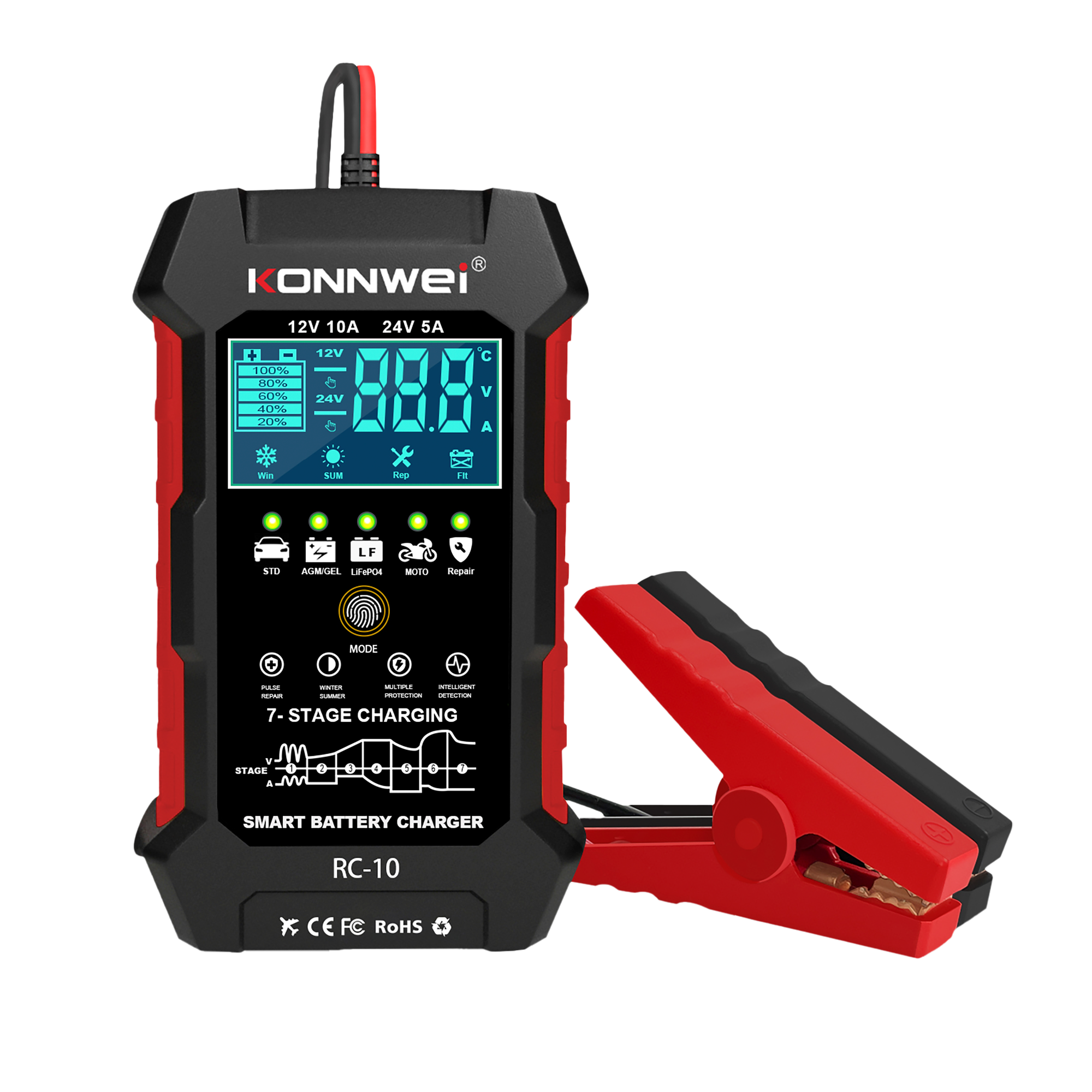 Konnwei RC-10 akulaadija