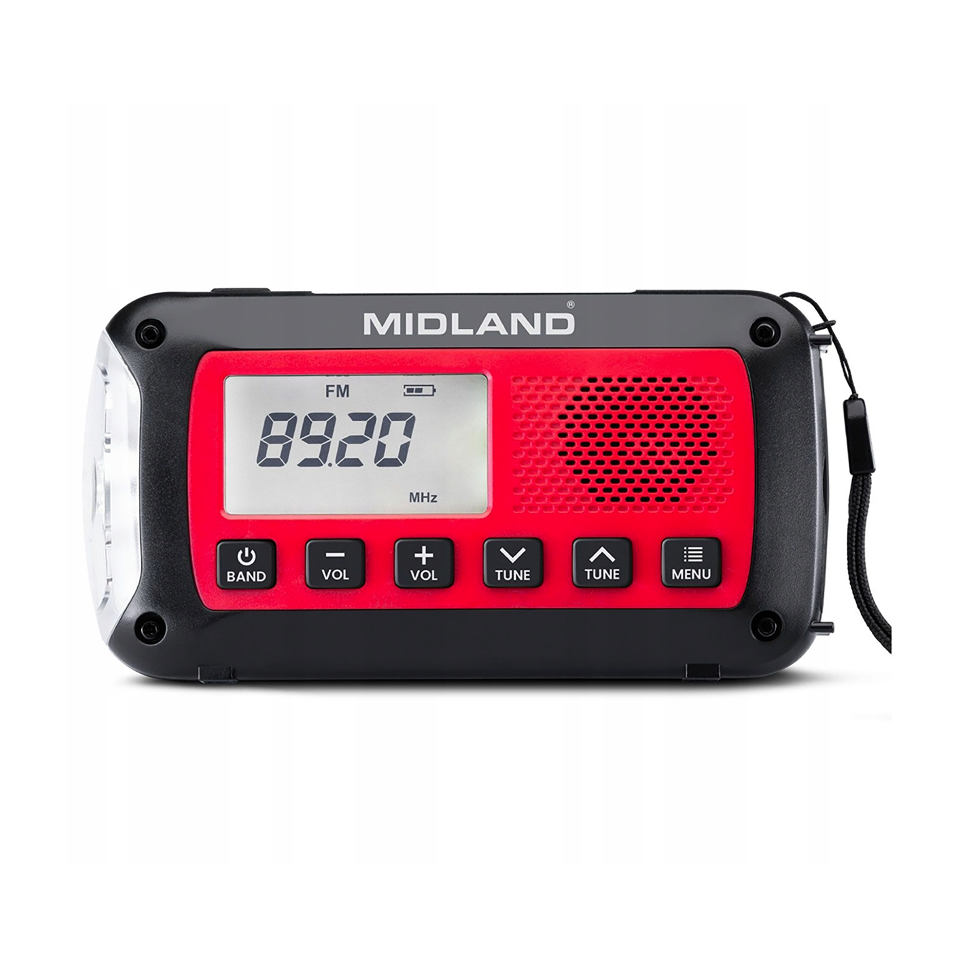 Midland ER100 hädaabiraadio 2600 mAh akuga