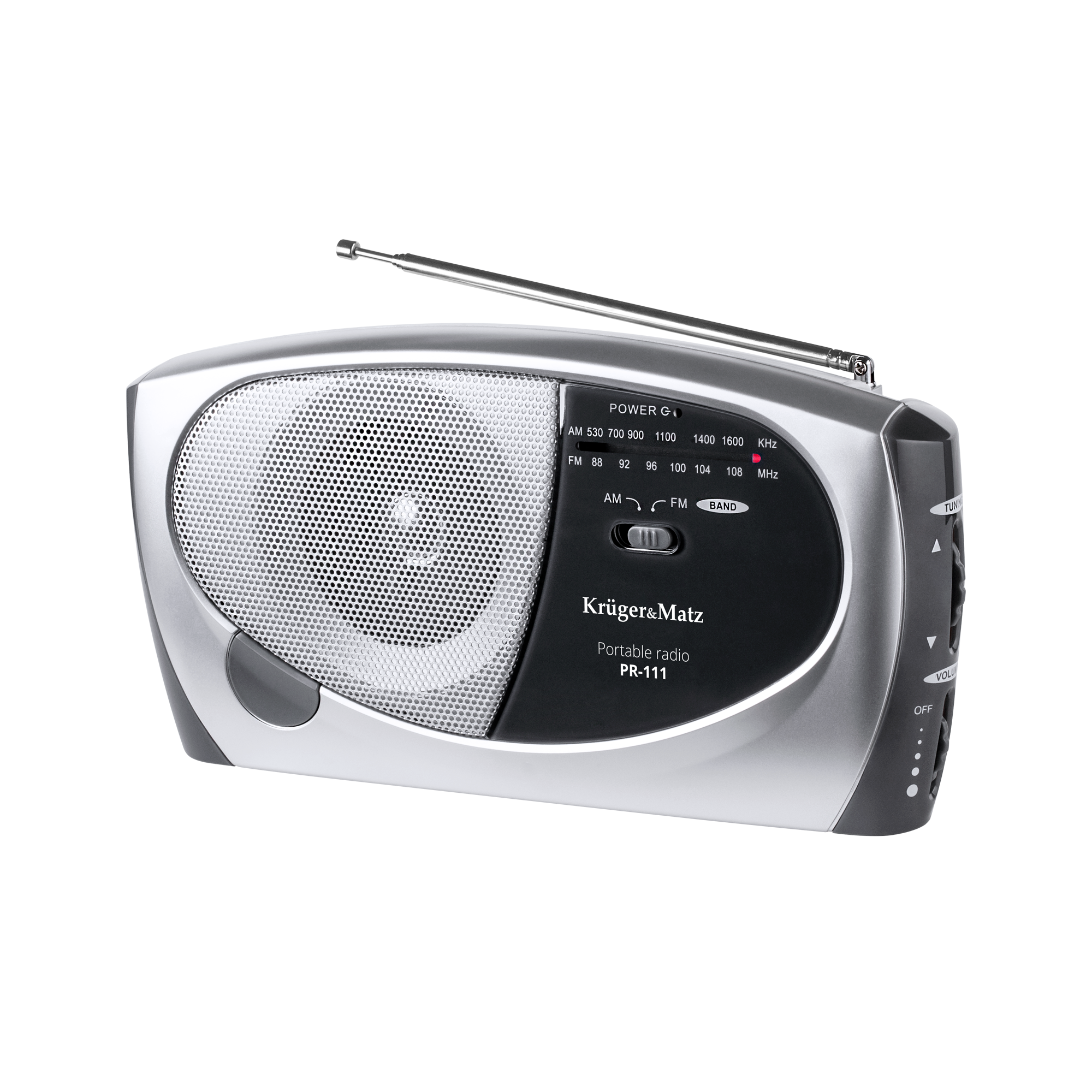 Kruger&Matz PR-111 kaasaskantav AM/FM-raadio