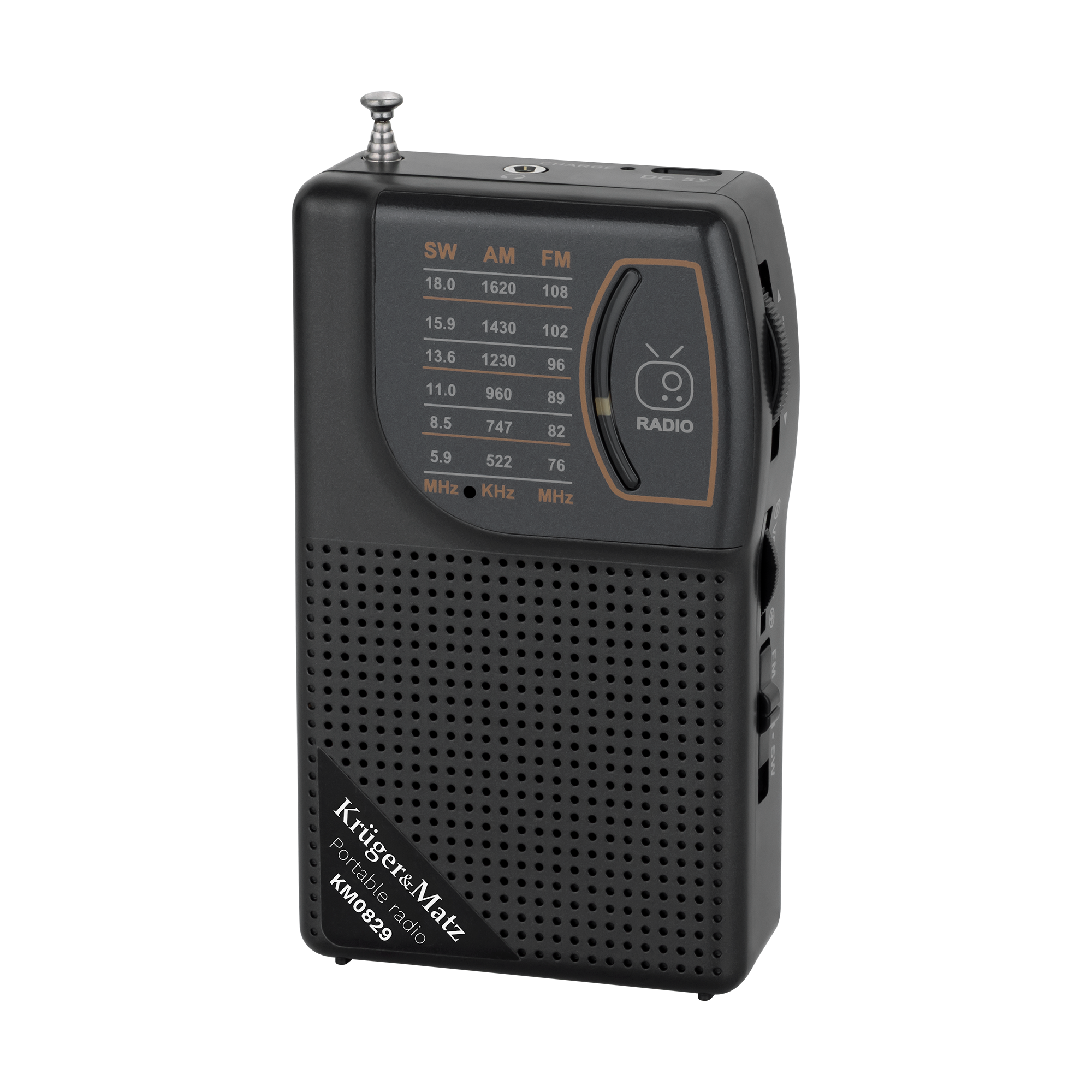 Kruger&Matz KM0829 kaasaskantav analoograadio