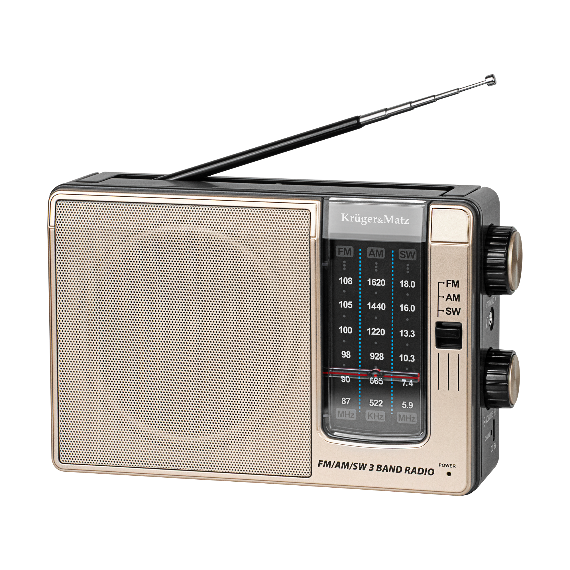 Kruger&Matz KM0830 kaasaskantav analoograadio
