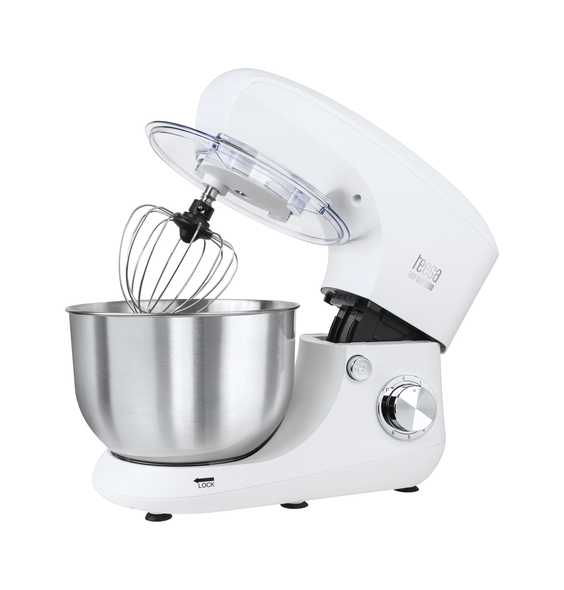Köögikombain EASY COOK SINGLE WHITE, 1400 W, 5,5 l