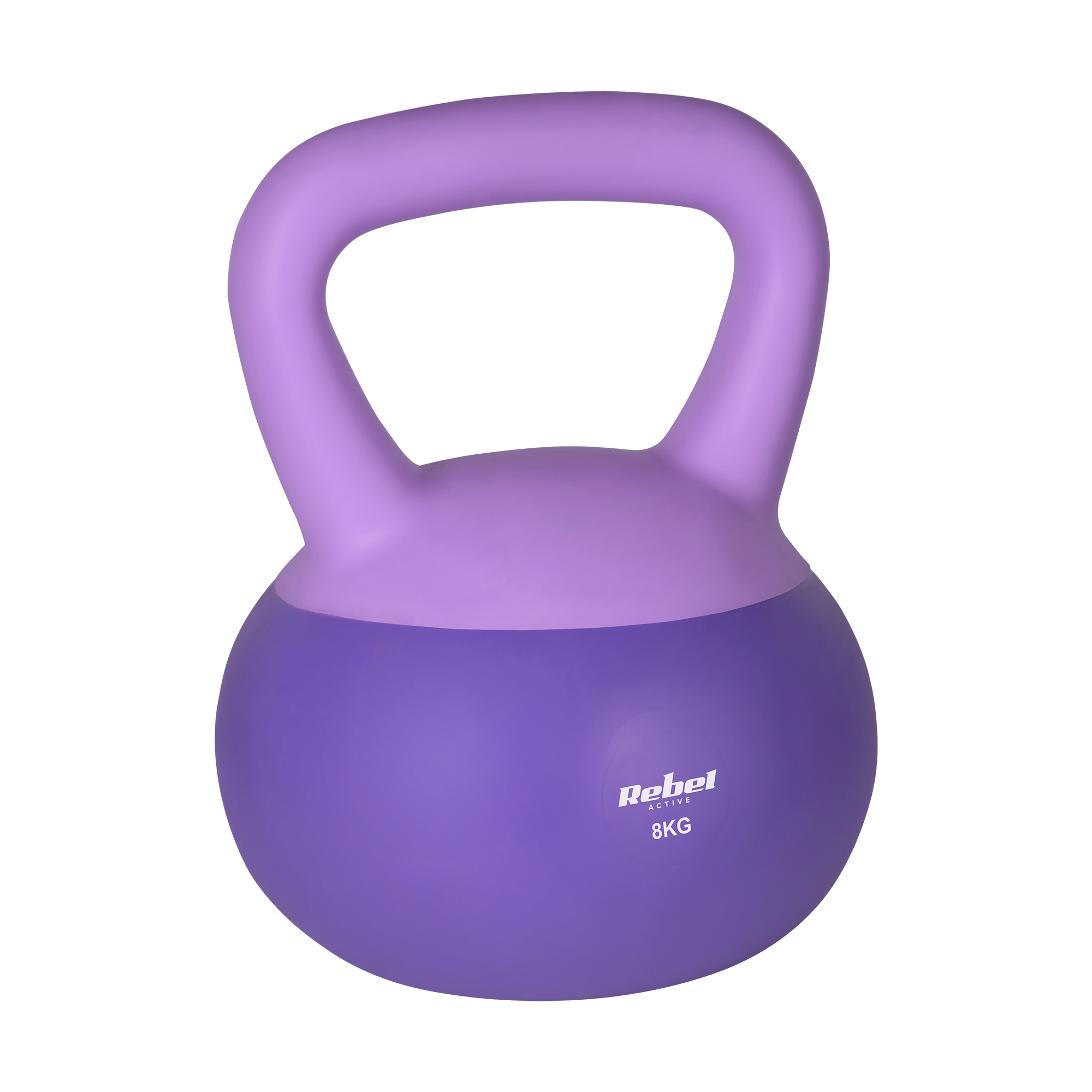 REBEL ACTIVE Soft Kettlebell pehme vinüülist sangpomm, 8 kg
