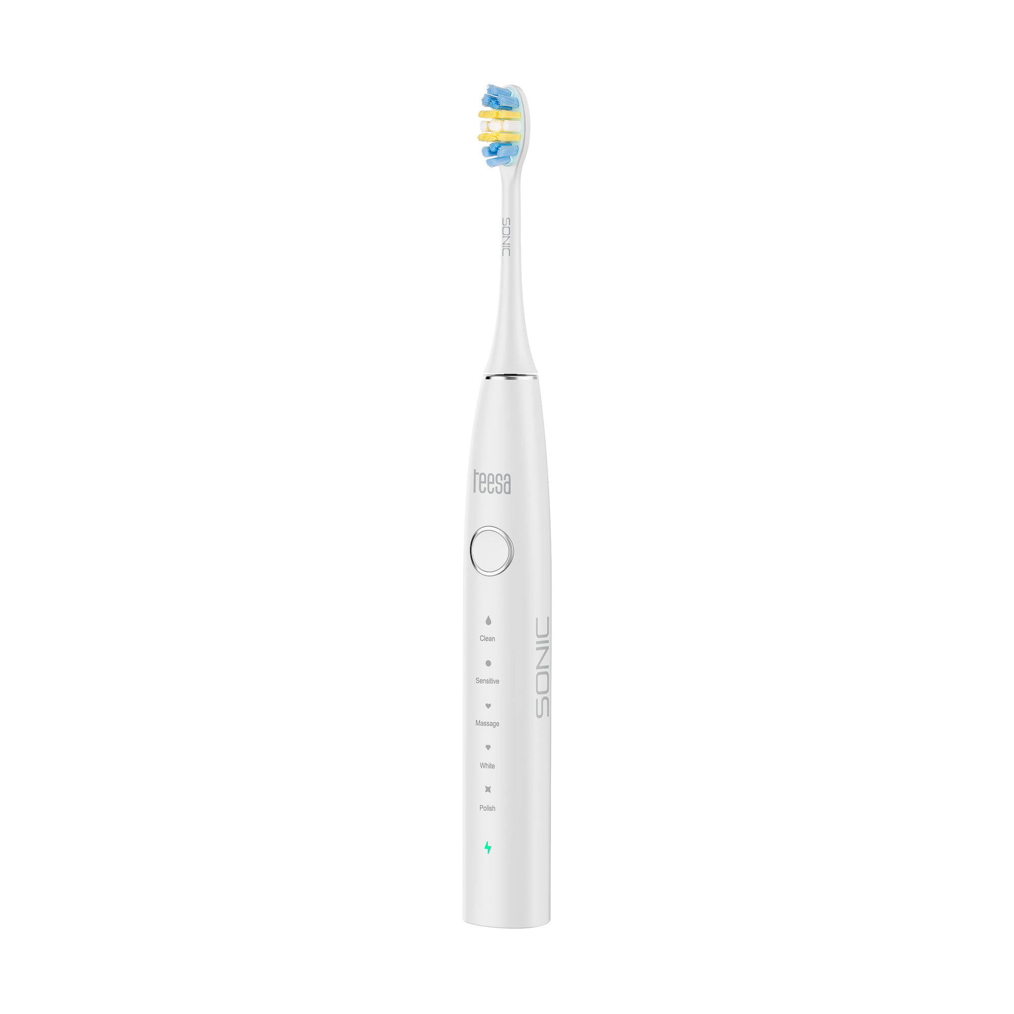 TEESA SONIC 2 helihambahari, valge, 5 režiimi, reisikarp, USB-C