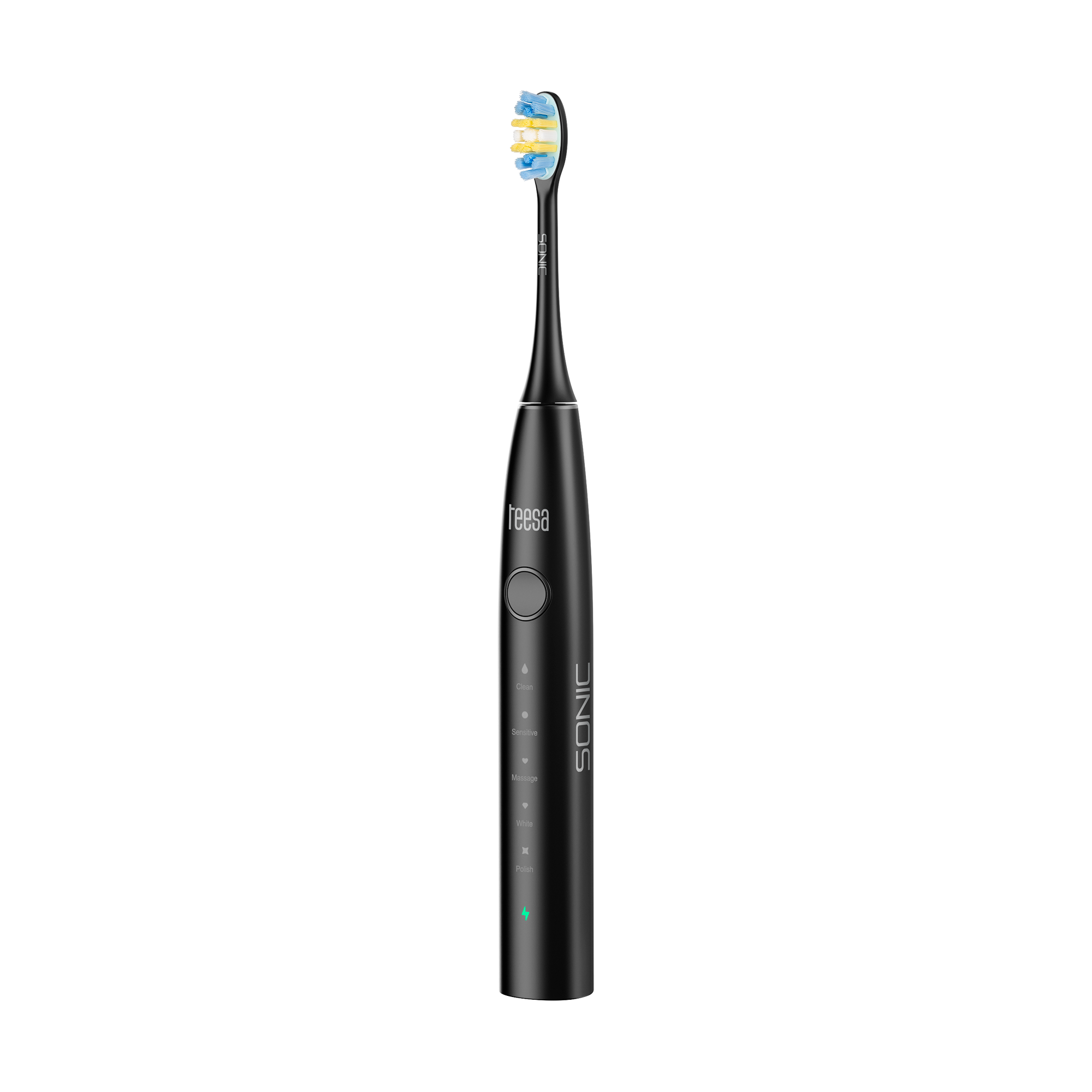 TEESA SONIC 2 helihambahari, must, 5 režiimi, reisikarp, USB-C