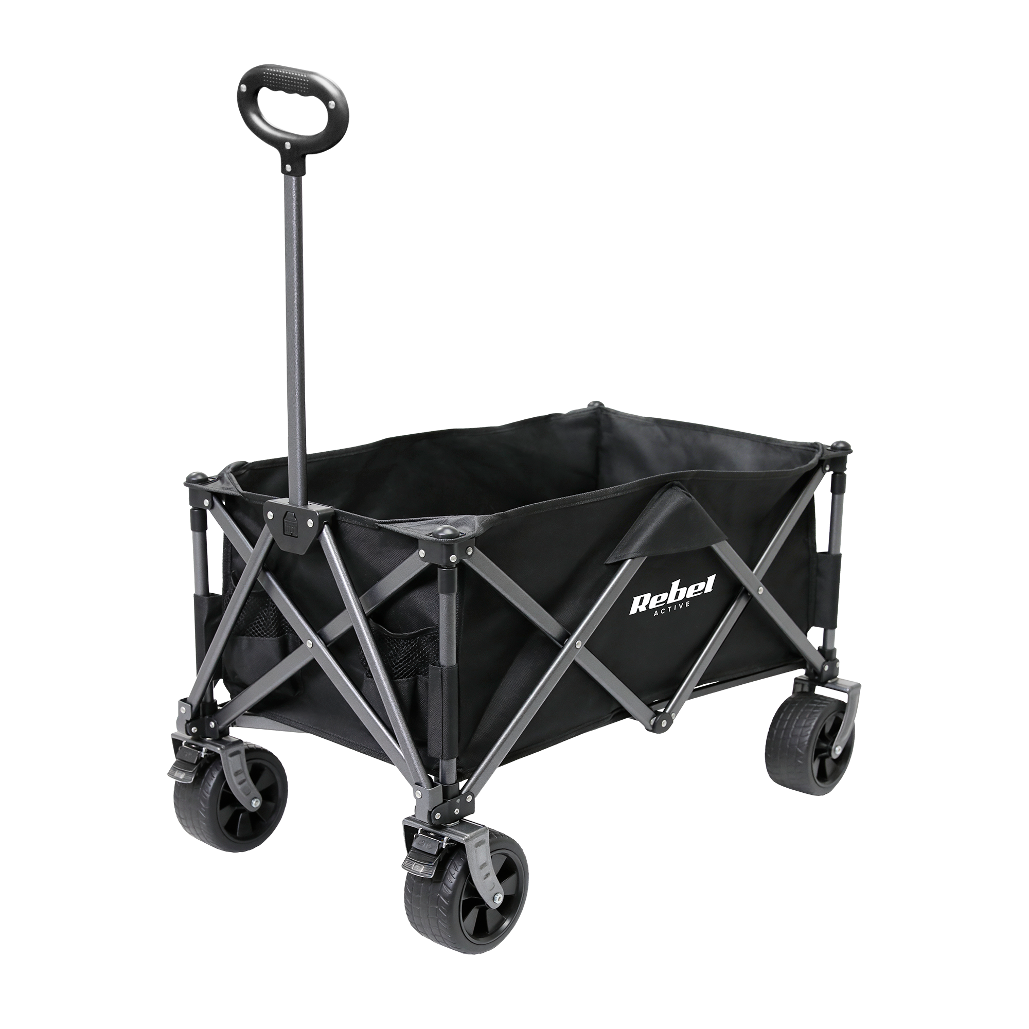 Rebel Active inward-folding camping and beach trolley, 150 l, 100 kg