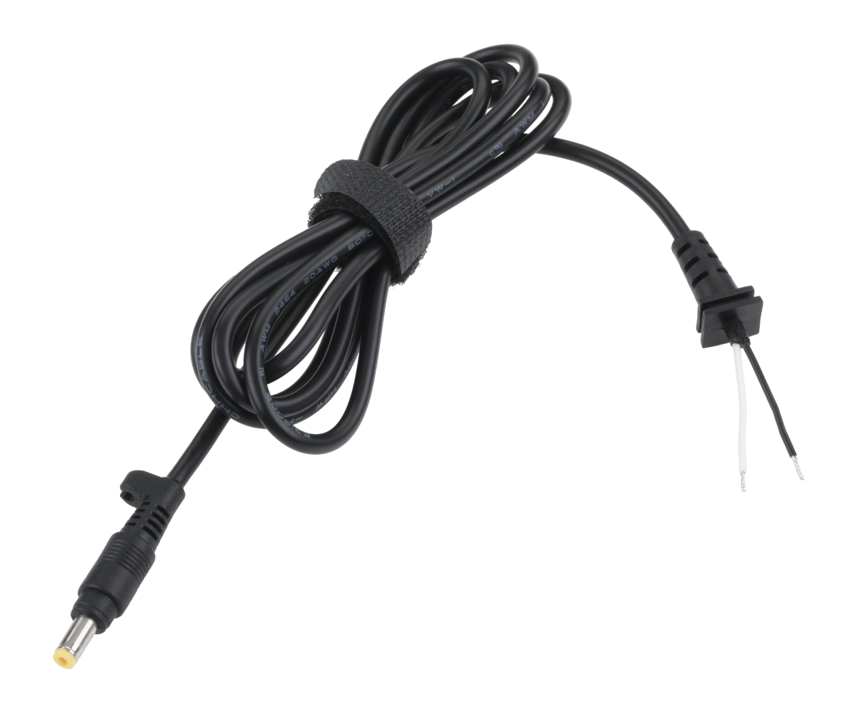 Quer 4,8/1,7 mm DC-pistik koos paigalduskaabliga, 19,5 V/2,5 A