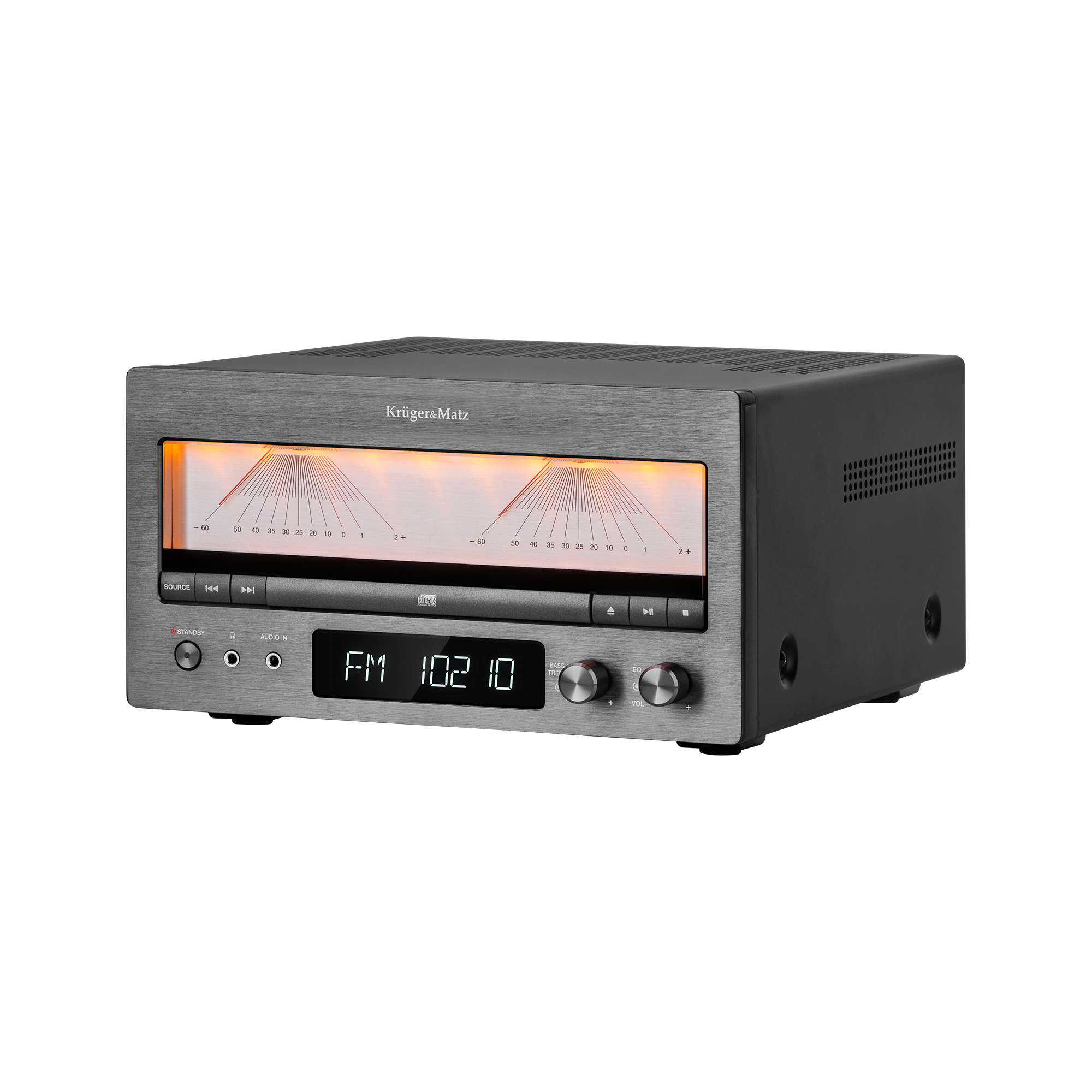 Kruger&Matz KM1995-A A-klassi Hi-Fi võimendi (CD, USB, Bluetooth, DAB+ digiraadio, FM)