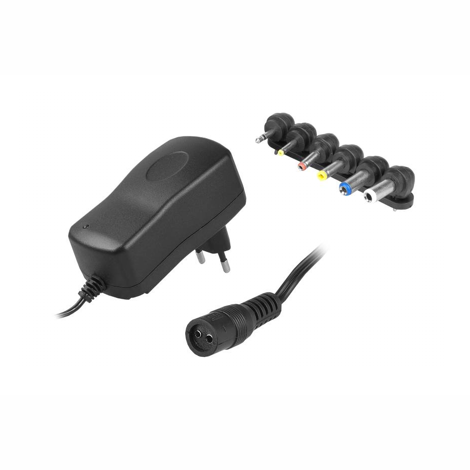 Reguleeritav toiteadapter 3–12 V / 2000 mA, 6 pistikut, LXG287