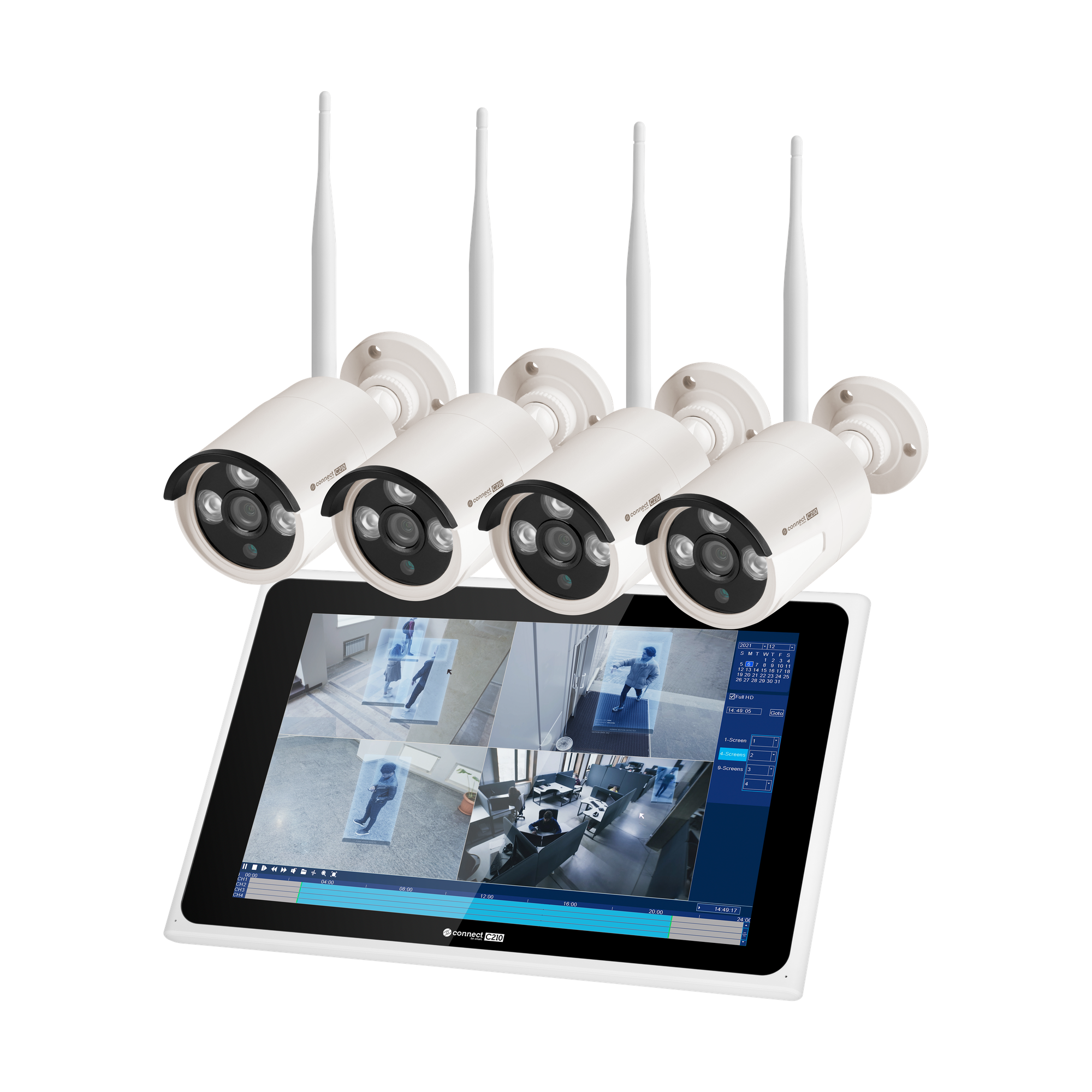 Kruger&Matz Connect C210 Tuya Wi-Fi-videovalvekomplekt