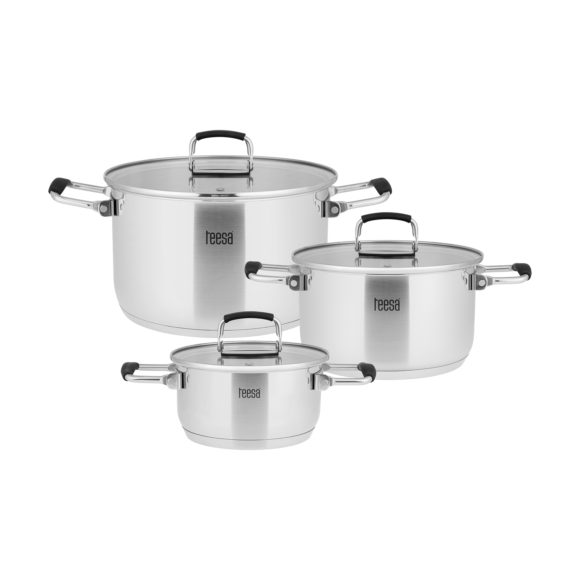 TEESA COOK PRIME cookware set, 6 pcs.