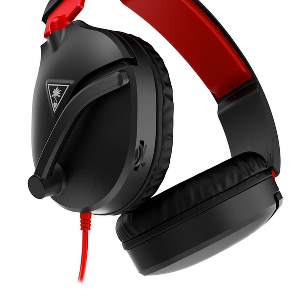 Punamustad juhtmega mikrofoniga kõrvaklapid Turtle Beach Recon 70N, 3,5 mm pistik