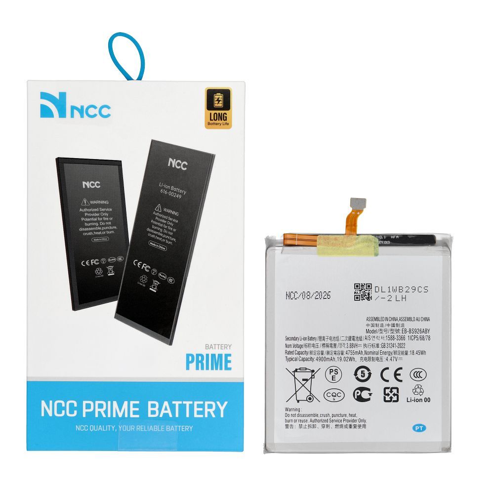 Ncc aku Samsung S24 Plus jaoks, 4900 mAh