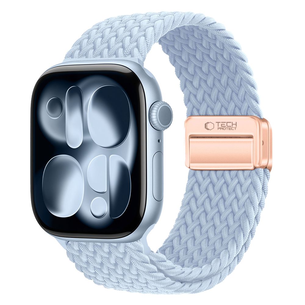 Tech-Protect Nylonmag Strap for Apple Watch 4 / 5 / 6 / 7 / 8 / 9 / SE (38 / 40 / 41 mm) - Blue