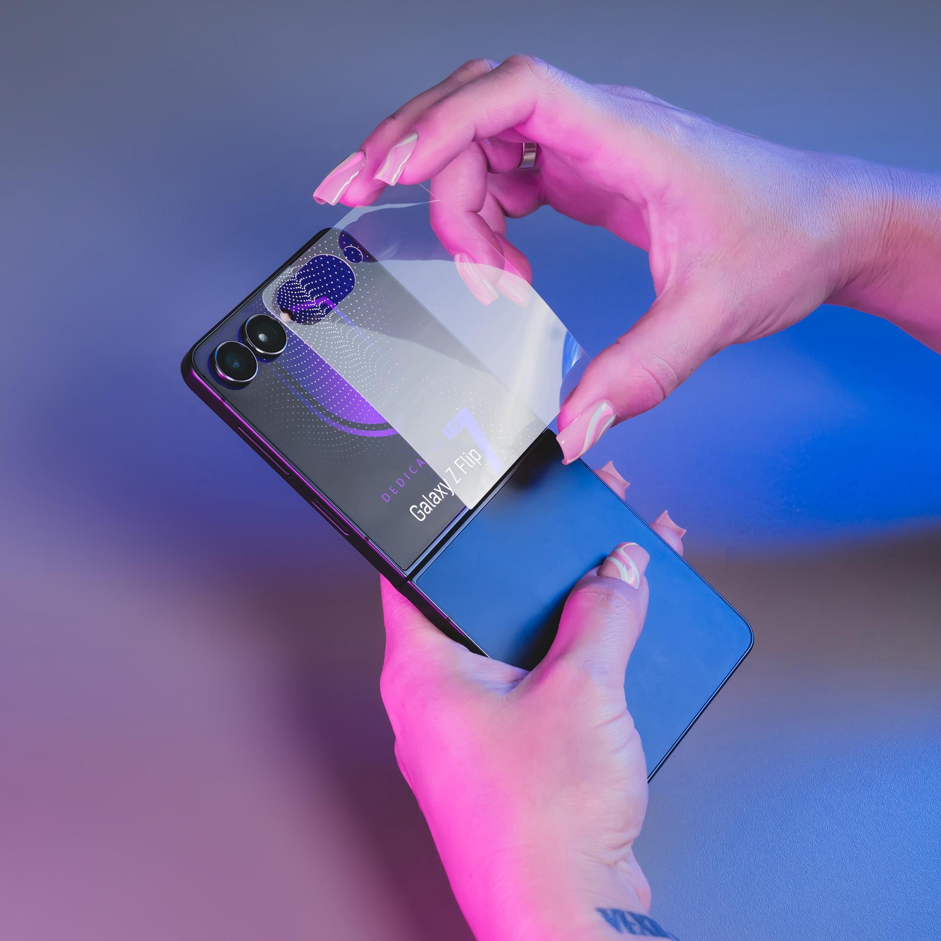 Samsung Galaxy Z Flip 7 – 3mk SilverProtection+ telefoni ekraanikaitse