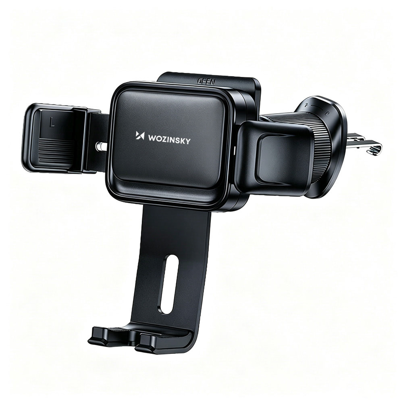 Must 360° klambriga auto ventilatsiooniava hoidik Wozinsky WUS-M1