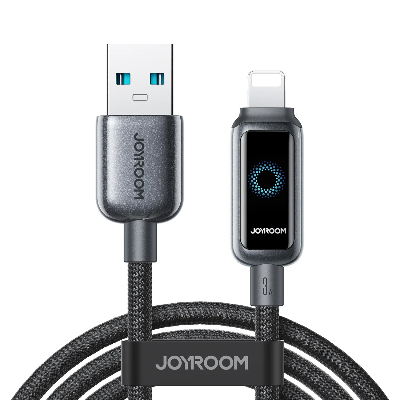 Joyroom S-A55 StarFlight USB-A–Lightning-kaabel, 3 A, 1,2 m, must