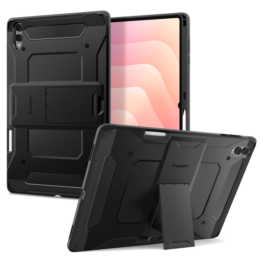 Spigen Tough Armor Pro Ümbris jaoks Samsung Galaxy Tab S11 Ultra 14.6 X930 / X936B - must