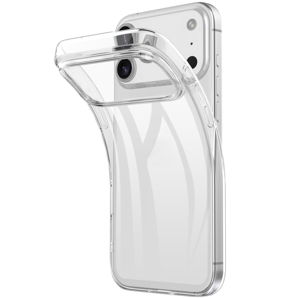Läbipaistev sõrmejäljevastane TPU-ümbris iPhone 18 Pro Max / 17 Pro Max jaoks