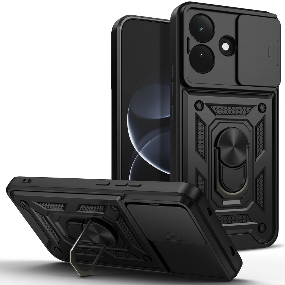 Tech-Protect CamShield Pro ümbris seadmele Xiaomi Redmi Note 17 Pro 5G – must