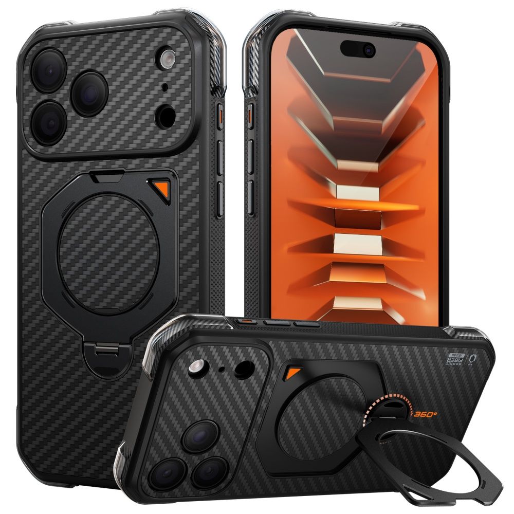 Supcase UB Aero MagSafe Aramid  iPhone 18 Pro Max / 17 Pro Max ümbris, must