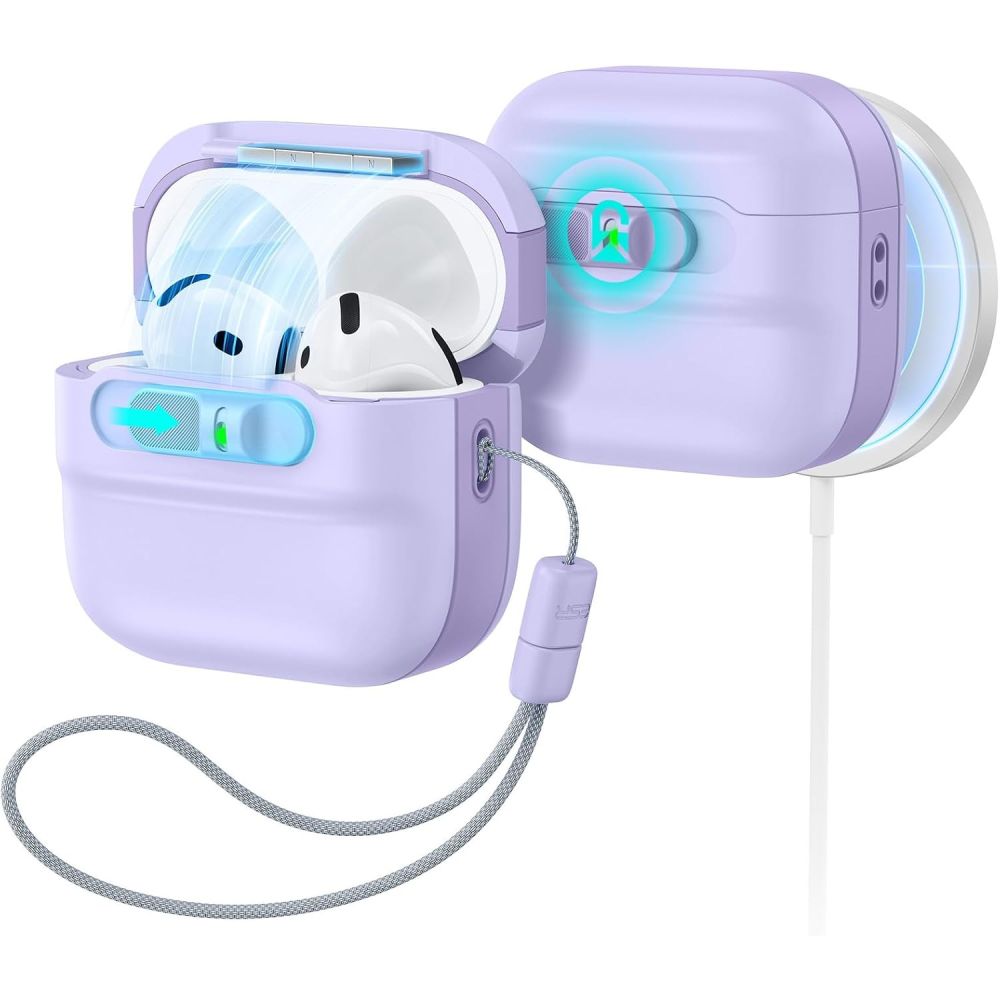 ESR Pulse HaloLock MagSafe  Apple AirPods 4 / 5 ümbris, lilla