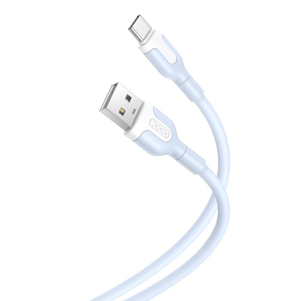XO NB212 USB–USB-C kaabel, 1,0 m, 2,1 A, sinine