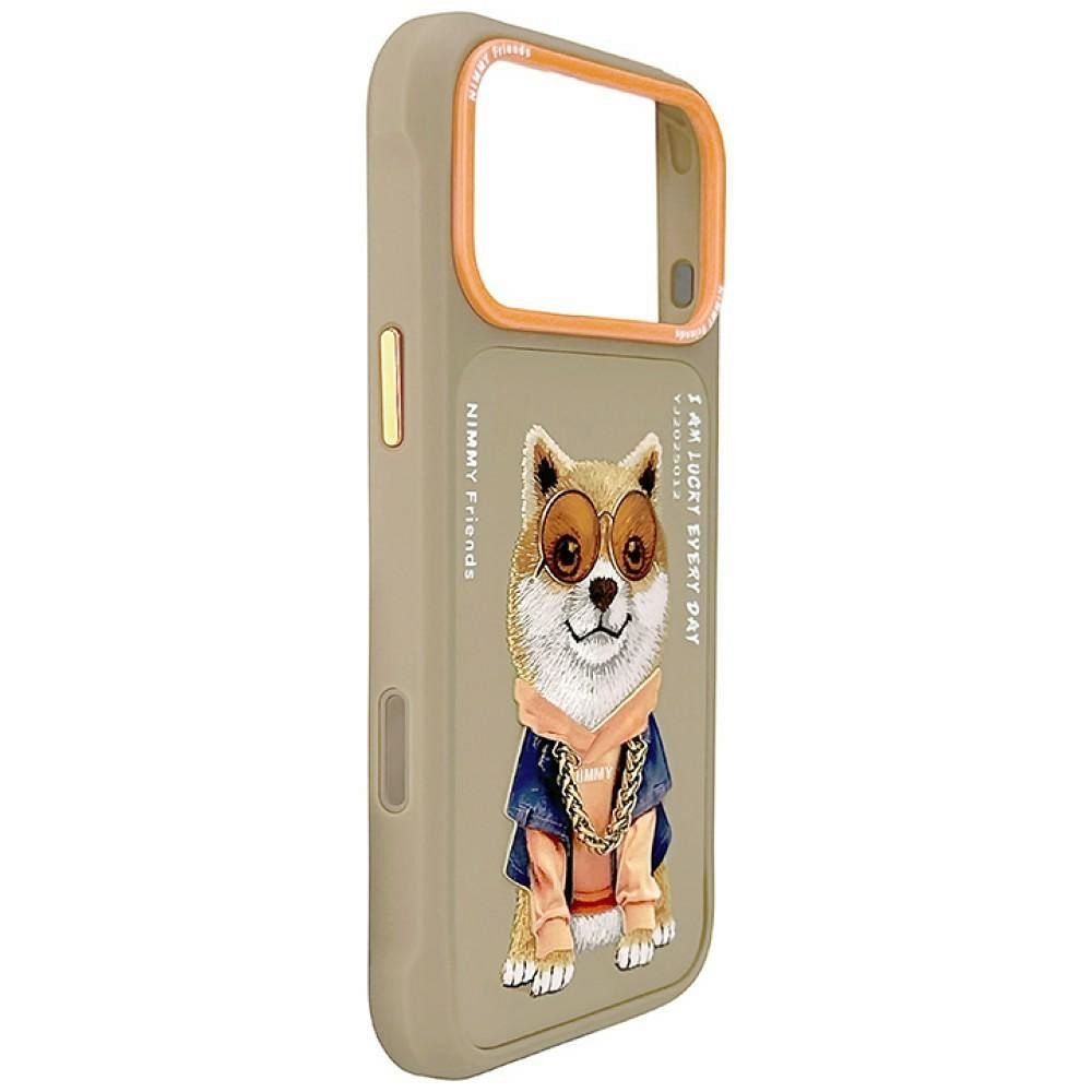 Beež NIMMY LAHE PRILLIDEGA KOER ümbris IPHONE 18 Pro Max/17 Pro Max jaoks