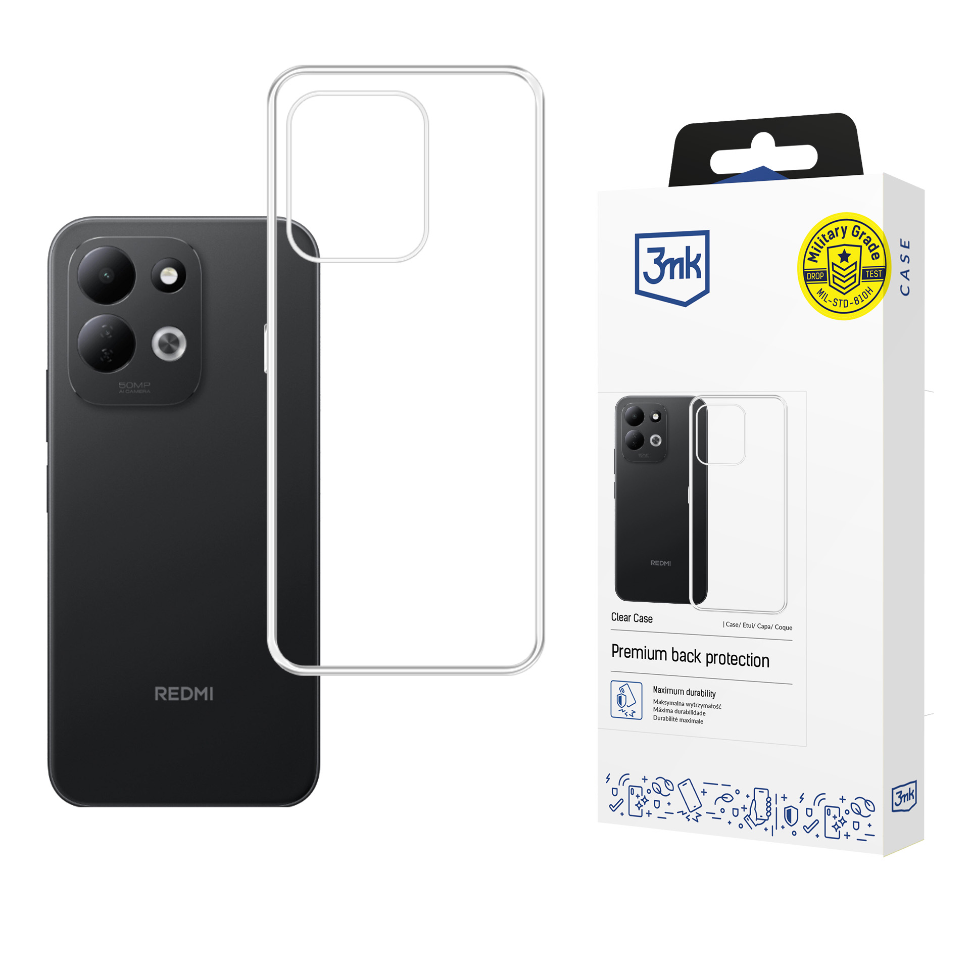Läbipaistev 3mk Clear Case ümbris mudelile Redmi Note 17 4G/5G