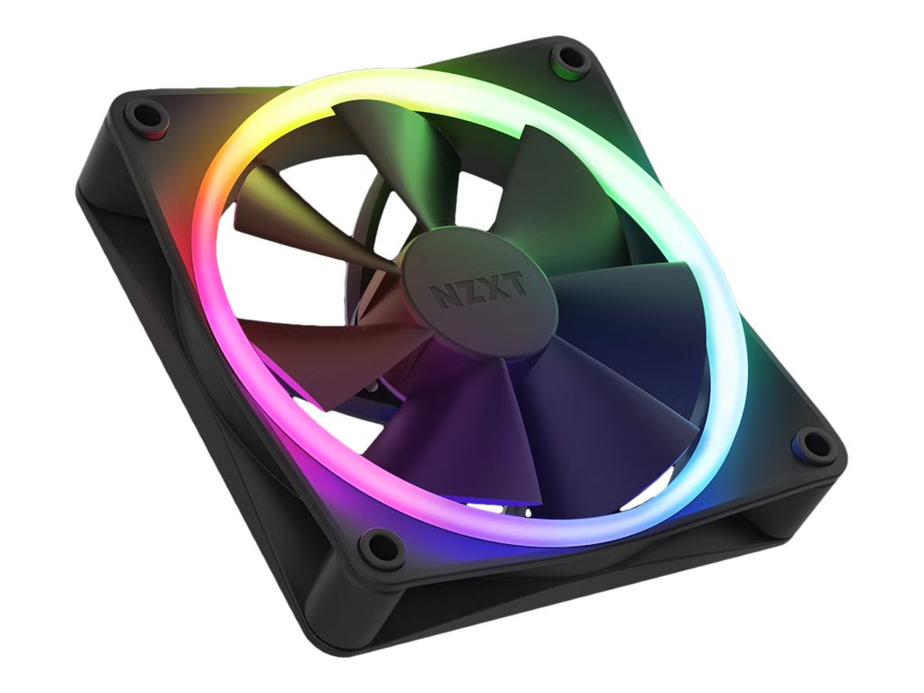NZXT F120 RGB – kolme 120 mm ventilaatori komplekt, must (RF-R12TF-B1)