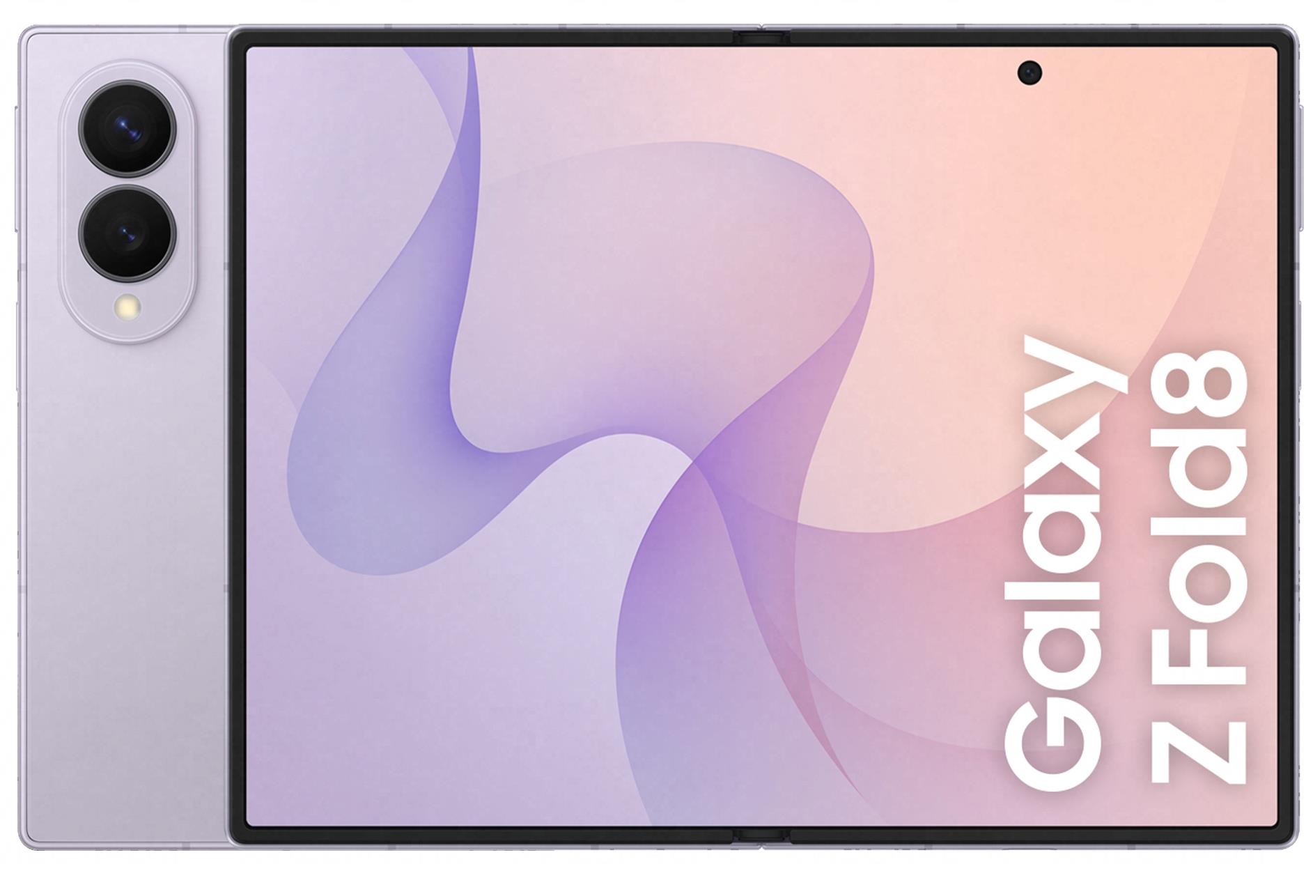 SAMSUNG Galaxy Fold8 nutitelefon, 256 GB, lavendlivärvi, SM-F971B