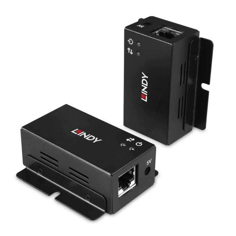 Lindy 43386 USB 2.0 pikendaja Cat 6 kaabli kaudu, 50 m