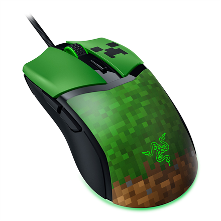 Razer Gaming Mouse Cobra Optical Mouse Switches Gen-3 Minecraft Edition