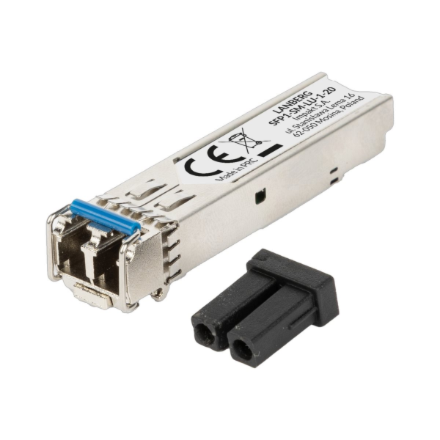 Lanberg SFP-moodul, 1 GB/s Gigabit, 1310 nm, LC/UPC, ühemoodiline, kuni 20 km