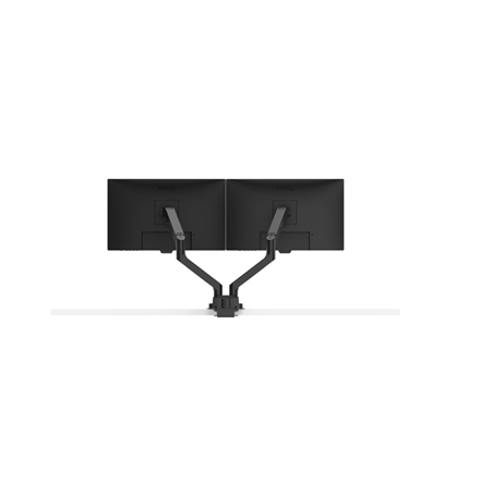 Lauale kinnitatav kahe monitori hoidik BenQ Ergo BDH01, pööratav ja kallutatav, kuni 35 tolli ja 20 kg, must