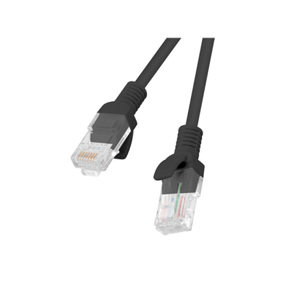 Must võrgukaabel Lanberg CAT.5e UTP, 1,5 m, Fluke-testitud, 10 tk, PCU5-20CC-0150-BK